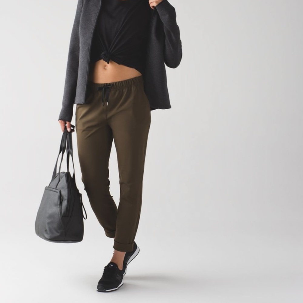 Lululemon Olive Green Pants with Pockets - Picture 10 of 14